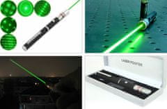 CoolCeny Extrémne svietivý laser - Green Pointer