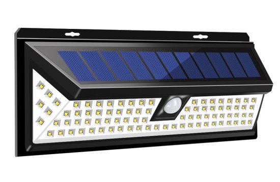 CoolCeny Solárne osvetlenie 90 LED so snímačom pohybu a súmraku