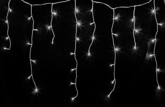 CoolCeny Vonkajší LED vianočný záves – dážď - 10 metrov - Fialová