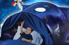 CoolCeny Rozprávkový stan na posteľ - Space Adventure