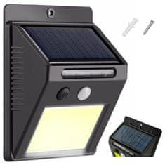 ISO Nástenné solárne svietidlo s pohybovým senzorom - 48 LED COB