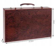 ISO 15611 Veľká sada pre malých maliarov v drevenom kufríku 142 ks