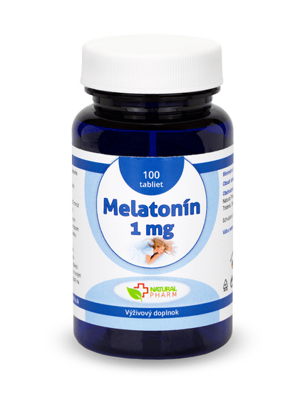 Natural Pharm Melatonín 1 mg tablety 100 ks
