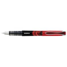 Zebra Atramentové pero, červená, 0,6 mm, 19673