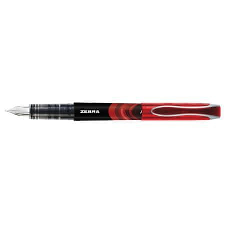 Zebra Atramentové pero, červená, 0,6 mm, 19673