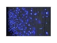 commshop Vonkajšie vianočné LED záves - modrý 60m - 2500 led diód