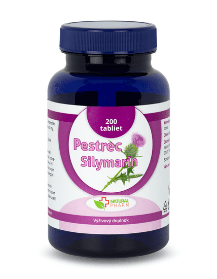 Natural Pharm Pestrec Silymarín tablety 200 ks