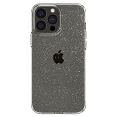 Spigen Liquid Crystal silikónový kryt na iPhone 13 Pro Max, glitter priesvitný