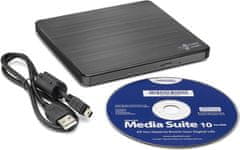 Hitachi GP60NB60 externí, M-Disc, USB, čierna