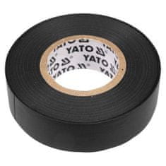 YATO Páska izolačná, 15 x 0,13 mm, dĺžka 20 m, čierna, YATO-8159