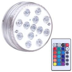 Alum online Ponorné RGB 13 LED svetlo - podvodná nočná lampa