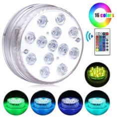 Alum online Ponorné RGB 13 LED svetlo - podvodná nočná lampa