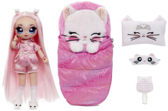 Na! Na! Na! Surprise Pyžamová párty s bábikou - Mila Rose (perzská mačička)
