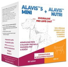 Alavis 5 MINI tbl. 90 + Alavis Nutri 200 ml