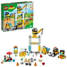 LEGO DUPLO® Town 10933 Stavba s vežovým žeriavom