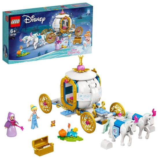 LEGO Disney Princess 43192 Popoluška a kráľovský kočiar