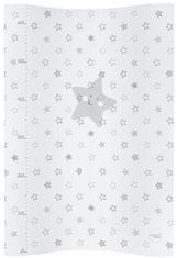 Ceba Baby Podložka prebaľovacia 2-hranná mäkká COSY (50x70) Hviezdy sivá