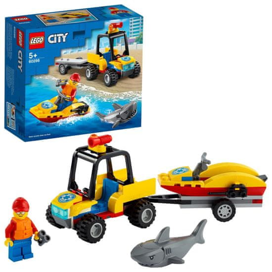 LEGO City Great Vehicles 60286 Záchranná plážová štvorkolka