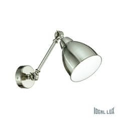 Ideal Lux Ideal Lux NEWTON AP1 NICKEL LAMPA NÁSTENNÁ 016399