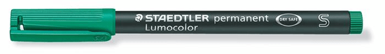 Staedtler Permanentný popisovač "Lumocolor 313 S", zelená, OHP, 0,4 mm, 313-5