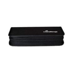 MediaRange úložné púzdro pre 10 USB kľúčov a 5 SD kariet, nylónové, čierna farba; BOX99