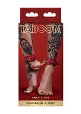 taboom TABOOM Bondage In Luxury Ankle Cuffs (Red)