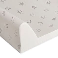 Ceba Baby Podložka prebaľovacia 2-hranná s pevnou doskou (50x70) Comfort Hviezdy, béžová