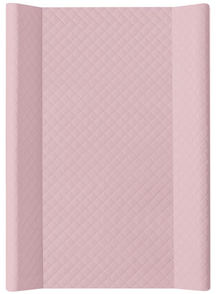 Ceba Baby Podložka prebaľovacia 2-hranná s pevnou doskou (50x70) Comfort Caro Pink