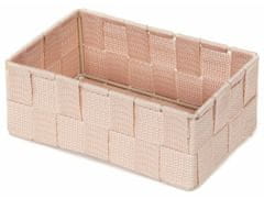 Úložný organizér do zásuvky TEX - košík M, 18 x 12 x 7 cm, ružový - rozbalené