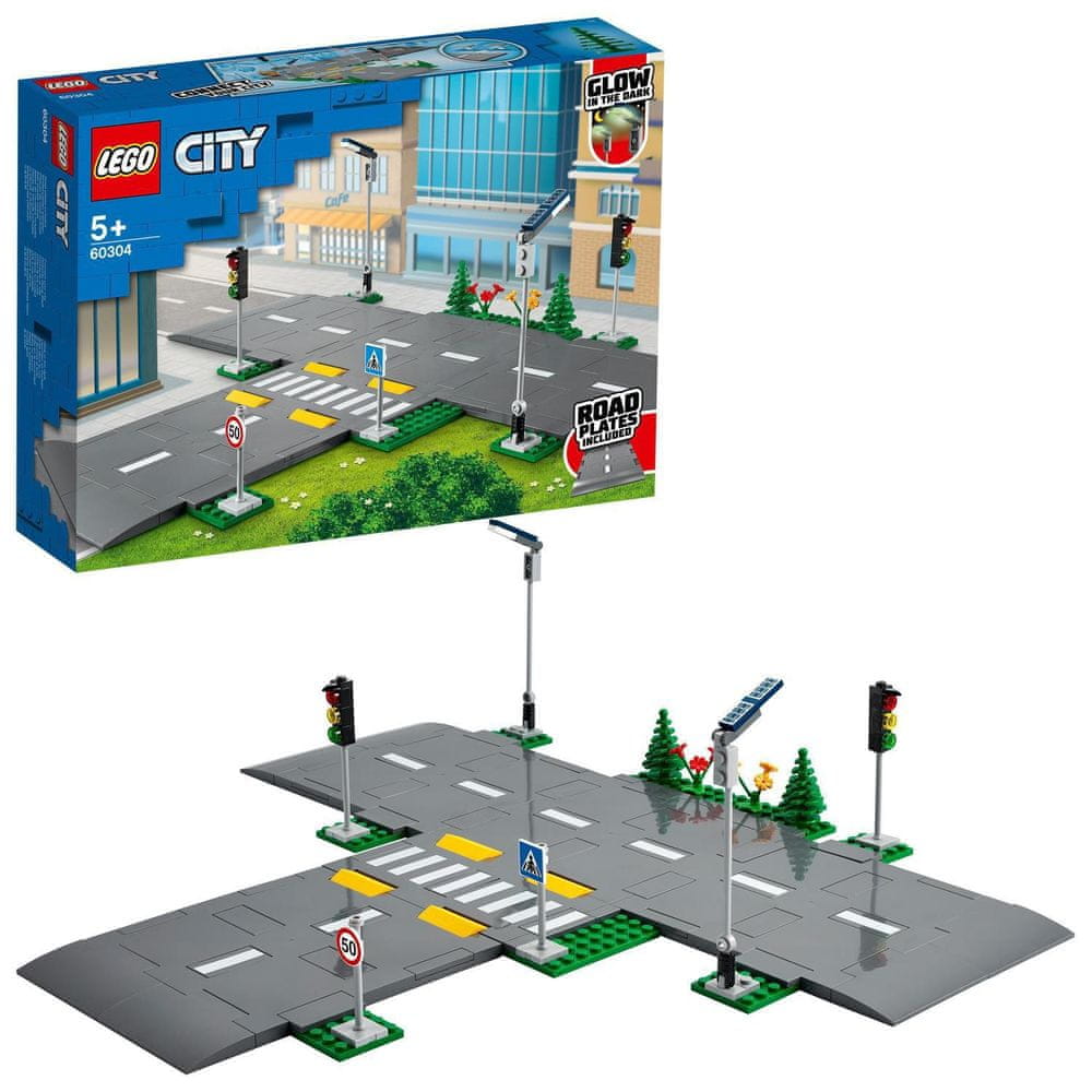 LEGO City 60304 Križovatka - rozbalené