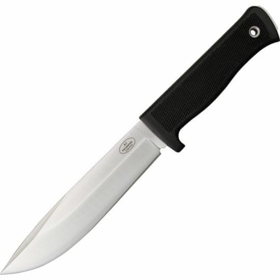 Fällkniven A1L nôž na prežitie 16 cm, čierna, Kraton, kožené puzdro