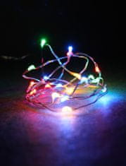 Linder Exclusiv Vianočný reťaz na batérie 30 LED Farebná