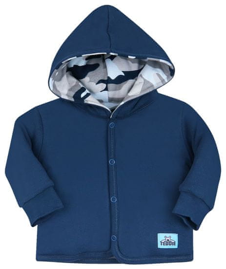 Nini chlapčenský obojstranný kabátik z organickej bavlny ABN-2654
