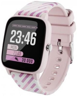 Detské inteligentné hodinky LAMAX BCool Bluletooth farebný dotykový displej odolné inteligentné hodinky pre deti notifikácia z telefónu sprievodné aplikácie športové aktivity upozornenia ovládanie hudy integrované hry vodeodolné IP68 dlhá výdrž batérie