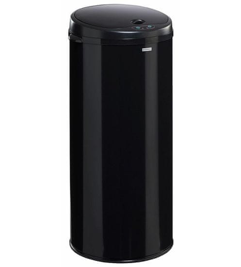 Rossignol SAS Bezdotykový odpadkový kôš Sensitive Plus 93561, 45 L, čierny, RAL 9011