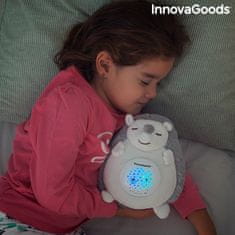 Alum online Plyšová hračka ježko s bielym šumom a projektorom na nočné svetlo - InnovaGoods Spikey