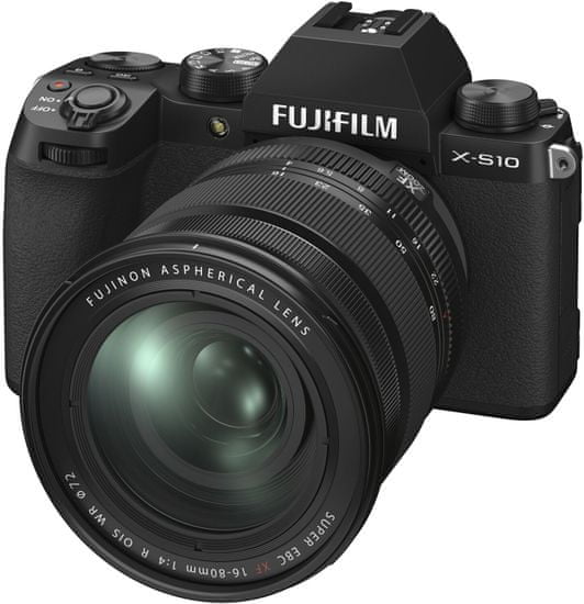 FujiFilm X-S10 + XF16-80mm (16670077), čierna