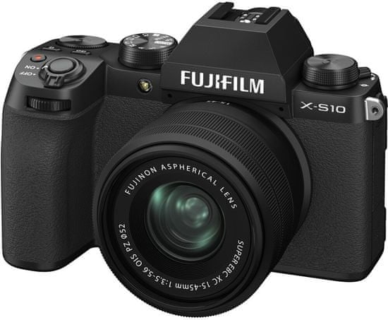 FujiFilm X-S10 + XC15-45mm (16670106), čierna