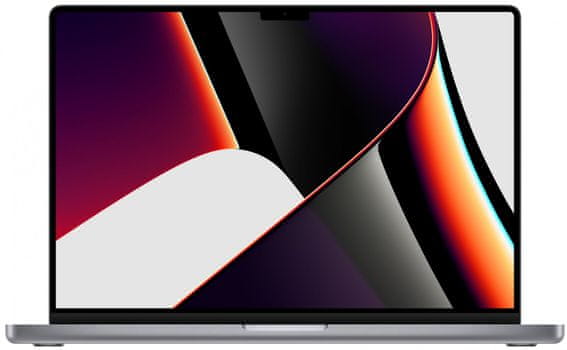 Exkluzívny Apple MacBook Pro 14,2 2021 Liquid Retina XDR displej uhlopriečka 14,2 palca procesor GPU Apple M1 Pro SSD DDR4