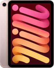 Apple iPad mini 2021, 64GB, Wi-Fi + Cellular, Pink (MLX43FD/A)