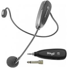 Stagg SUW 12H-BK, bezdrôtový náhlavné mikrofónny set 2,4 GHz UHF