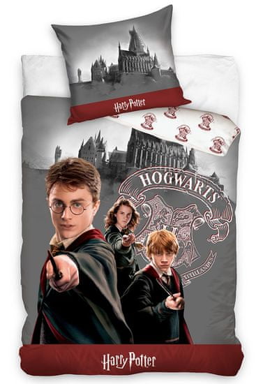 Carbotex Detské obliečky Harry Potter Čarodejnícka škola