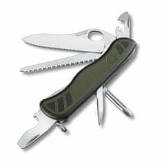 Victorinox 0.8461.MWCHB1 Soldiers Knife multifunkčný nôž 111 mm, zeleno-čierna, 10 funkcií, blister