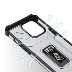 MG Crystal Ring plastový kryt na iPhone 13 Pro, čierny