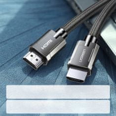 Ugreen HD135 HDMI 2.1 kábel 8K 60Hz / 4K 120Hz 3D 2m, sivý