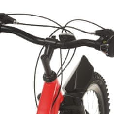 Petromila vidaXL Horský bicykel 21 rýchlostí 26" koleso 42 cm rám červený