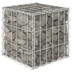 Vidaxl Gabiónový vyvýšený záhon kocka 30x30x30 cm oceľový drôt