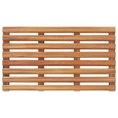 Vidaxl Kúpeľňové predložky 2 ks masívne akáciové drevo 56x37 cm