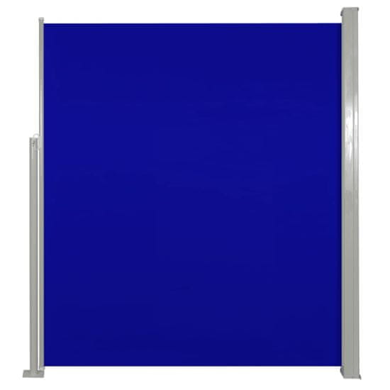 Vidaxl Bočná markíza na terasu/balkón 180x300 cm, modrá