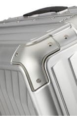 Samsonite Kabínový hliníkový cestovný kufor Lite-Box Alu S 40 l stříbrná